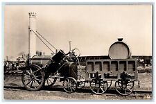 c1920's George Stephenson L & MR 1829 Locomotive Britain RPPC Photo Postcard picture