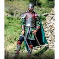 Medieval Horse Lord Armor Suit Leather Battle Warrior LARP Cosplay Costume picture
