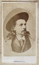 ORIGINAL - BUFFALO BILL CODY 1870's CDV PHOTO picture