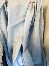 Vintage Summer Weight Linen Shirting Sea Foam Blue Green 60” X 2 Yards picture