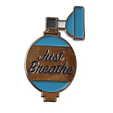 JUST BREATHE Respiratory Mask Pin picture