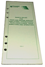 1991 NJT NEW JERSEY TRANSIT RAIL TRO-5 SAFETY RULES picture