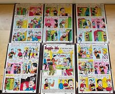 REGGIE AND ME #31 art color guides COMPLETE 6 PG STORY 1968 MAGIC VIGODA ARCHIE picture