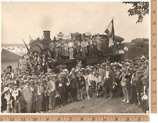 1921 MISSOURI CENTENNIAL EXPOSITION & STATE FAIR Press Photo of RECEPTION TRAIN picture