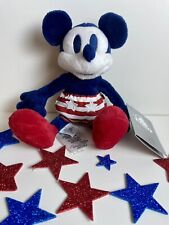 Disney Patriotic Mickey Mouse Bean Bag Plush Doll picture