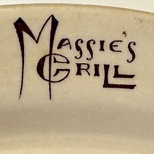 Original Vintage Massie’s Grill Restaurant China Dish Buffalo China Cafe Au Lait picture