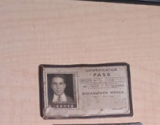 Rare  Eastman Kodak  1900s Identification Pass ID Badge ** Free Fast Shipping picture