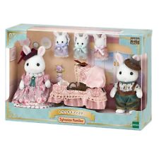 Sylvanian Families Doll white rabbit family / Calico Critters Figure toy Japan picture