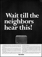 1966 Fisher XR-7 high-fidelity loudspeakers hi-fi vintage photo print ad ads65 picture