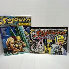 Vintage Sojourn #1 and #2 1977  Large Comics White Cliffs Publishing- Lot Of 2 picture