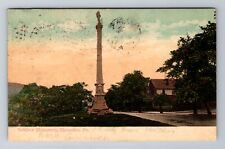 Shamokin PA-Pennsylvania, Soldiers' Monument, c1907 Antique Vintage Postcard picture