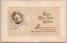 Vintage WINSCH Greetings Embossed Postcard 