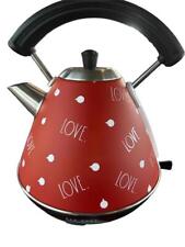 RAE DUNN RED LOVE 1.7 L TEA KETTLE - NEW IN BOX picture