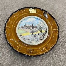 French Vintage Ceramic Pottery Decorative Plate picture