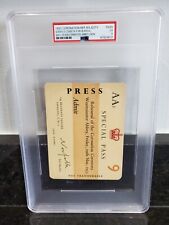 1953 Coronation Rehearsal QUEEN ELIZABETH II Westminster Abbey pass PSA 5 RARE  picture