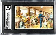 1888 N281 Buchner Scenes w/ Policeman French Market, New Orleans (SGC 1 PR) picture