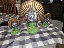 Ino Schaller Paper Mache Turkeys picture