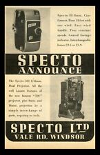 1954 SPECTO LTD Model 500 Dual Projector - Windsor, England vintage print ad picture