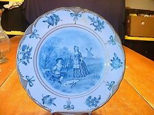 Wonderful 18ThC French Porcelain Hand Painted Plate Artist Signed Pipee picture