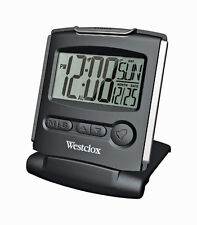 Westclox  Silver  Travel Alarm Clock  Batteries Required picture