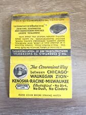 Chicago North Shore & Milwaukee Railway Matchbook Cover picture