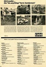 1970 Print Ad of Case Tractor Uni-Loader 1530 Farm Loader picture