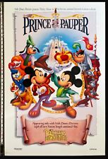 Walt Disney PRINCE And The PAUPER - 1 Sheet MOVIE Poster TEASER -  MICKEY MOUSE picture