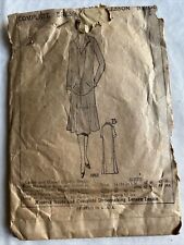 Vintage Minerva Pattern  #4911  1920s Ladies Dress Sz16yr Sewing Pattern picture