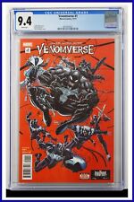 Venomverse #1 CGC Graded 9.4 Marvel November 2017 White Pages Comic Book. picture