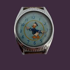 DONALD DUCK ~ Vintage ~ 1947 ROUND US TIME INGERSOLL WRIST WATCH REPAIR PARTS 40 picture