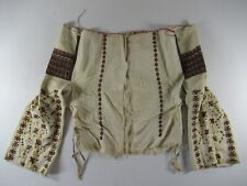 Antique Embroidered Peasant Top Czech Norwegian Bunad Handmade picture