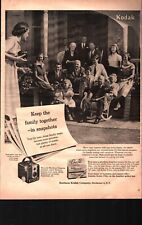 1954 Kodak Brownie Hawkeye Camera Ad   Family Together in Snapshots b5 picture