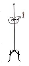 Wrought Iron Floor Lamp Flame Top - Amish Made picture