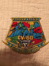 U.S.S. Saratoga Med Cruise 1994 Embroidered Patch picture