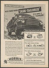MORRIS 2/3 and 5 Tonners - Task Tailored Trucks - 1955 Vintage Print Ad picture
