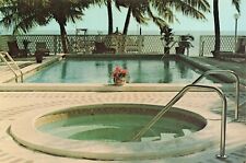 Marathon Shores FL Rainbow Bend Fishing Club Pool View Vintage Postcard Unposted picture