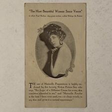 Vintage 1919 Rubye de Remer Marinello Preparations Postcard Advertising Makeup picture