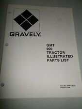 Vintage Original Gravely Commercial GMT 900 Tractor Parts List Form 23709 picture