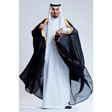 High Quality Mens Islamic Arabian Cloak Bisht thobe Robe Eid - AA 2nd class picture