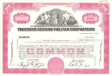 Twentieth Century-Fox Film Corp. - Specimen Stock Certificate - Specimen Stocks  picture
