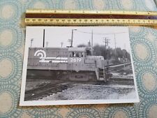 AAMO VTG 7X5 B&W Railroad Train Locomotive Engine 2619 CONRAIL picture