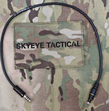 SKYEYE Tactical custom Ops Core AMP downlead Mono Cable for TP-120/U174 NATO picture
