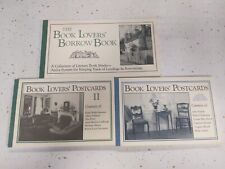 LOT 3  PART 1 & 2 BOOK LOVERS 1990s POSTCARD BOOKLET STARHILL PRESS BOOK MARK picture