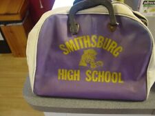 Smithsburg MD Maryland Vintage 60's 70's Gym Sports Bag Vinyl Leopard See Notes picture