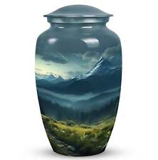 Mountain Scenery Small Cremation Keepsake, Urn For Adult Ashes picture