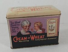 VTG Nabisco Cream of Wheat Tin Box with Recipe Cards 100th Your Anniversary Tin picture
