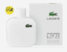 New Lacoste Eau De Lacoste L12.12 Blanc Eau de Toilette EDT Spray For Men 3.3 oz picture