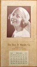Art Deco 1931 Poster Calendar, Beautiful Woman, A Good Pal 9x17 picture