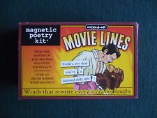 MOVIE LINES FRIDGE MAGNETIC POETRY KIT BRAND NEW picture