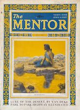 ANTIQUE 1924 PUBLICATION-THE MENTOR-TAOS ART COLONY-SW NATIVE AMERICAN AREA-MORE picture